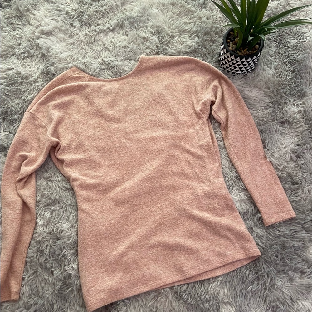 JCrew open back sweater